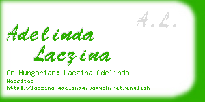 adelinda laczina business card